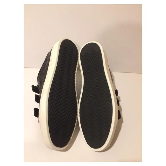 New Rag &amp; Bone Woven Leather Velcro Strap Sneaker