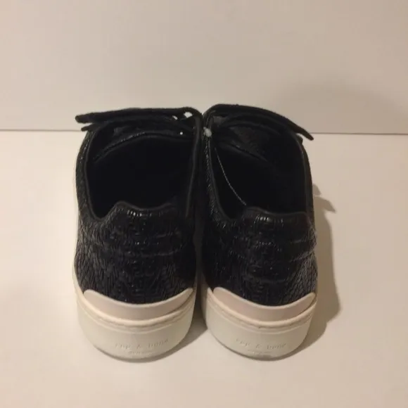 New Rag &amp; Bone Woven Leather Velcro Strap Sneaker