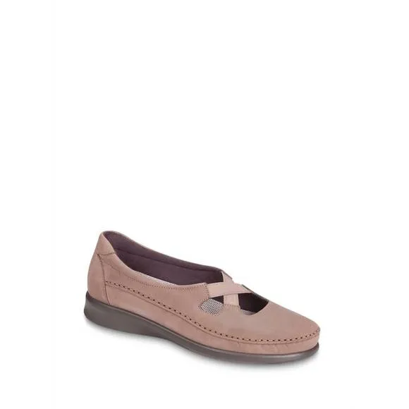 NEW SAS crissy slip on loafer - narrow in praline