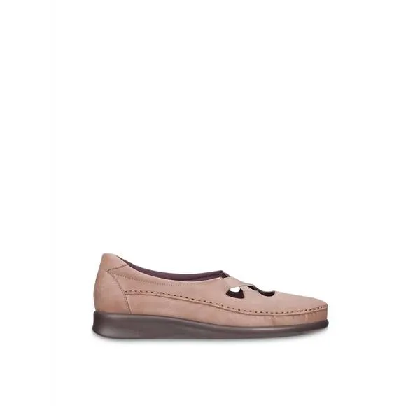 NEW SAS crissy slip on loafer - narrow in praline