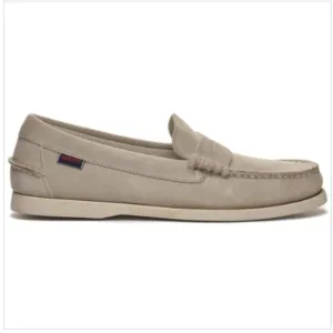NEW SEBAGO women Suede Dan Boat Rough Out Penny Moccasins bige 253