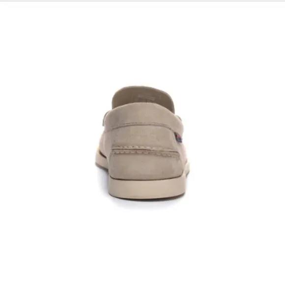 NEW SEBAGO women Suede Dan Boat Rough Out Penny Moccasins bige 253