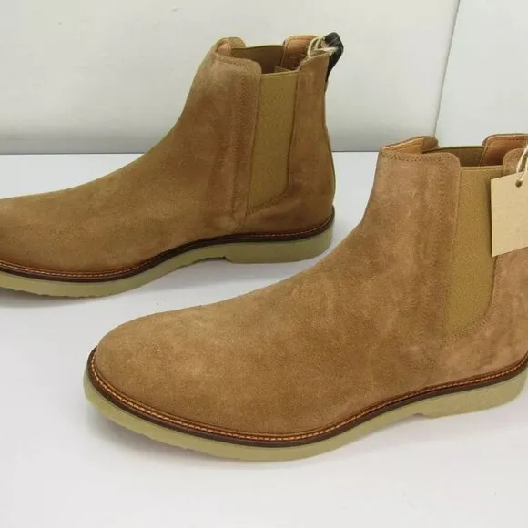 NEW SHOE THE BEAR KIP Chelsea Boots Size 10 Suede Flat Pull-On Lined Comfort