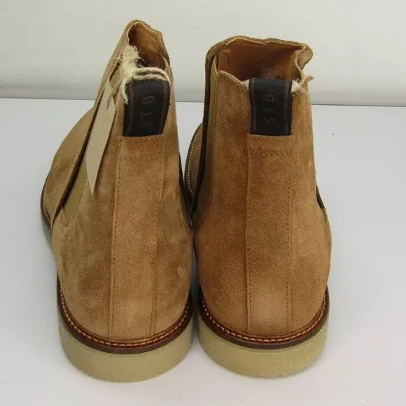 NEW SHOE THE BEAR KIP Chelsea Boots Size 10 Suede Flat Pull-On Lined Comfort