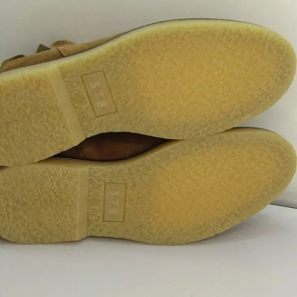 NEW SHOE THE BEAR KIP Chelsea Boots Size 10 Suede Flat Pull-On Lined Comfort