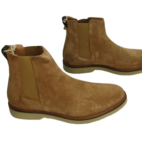 NEW SHOE THE BEAR KIP Chelsea Boots Size 10 Suede Flat Pull-On Lined Comfort