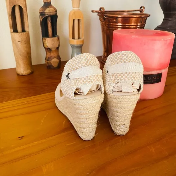 NEW | Soludos Tan Espadrille Wedges