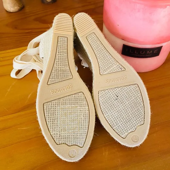 NEW | Soludos Tan Espadrille Wedges
