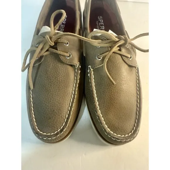 NEW Sperry Men's Authentic Original 2 Eye Boat Shoe Nutmeg Brown Size 11.5