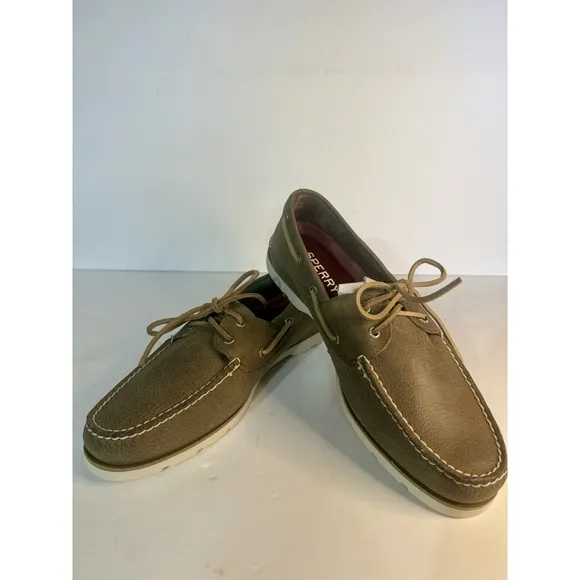 NEW Sperry Men's Authentic Original 2 Eye Boat Shoe Nutmeg Brown Size 11.5