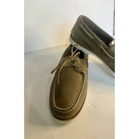 NEW Sperry Men's Authentic Original 2 Eye Boat Shoe Nutmeg Brown Size 11.5