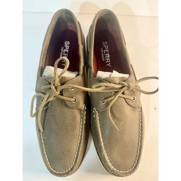 NEW Sperry Men's Authentic Original 2 Eye Boat Shoe Nutmeg Brown Size 11.5