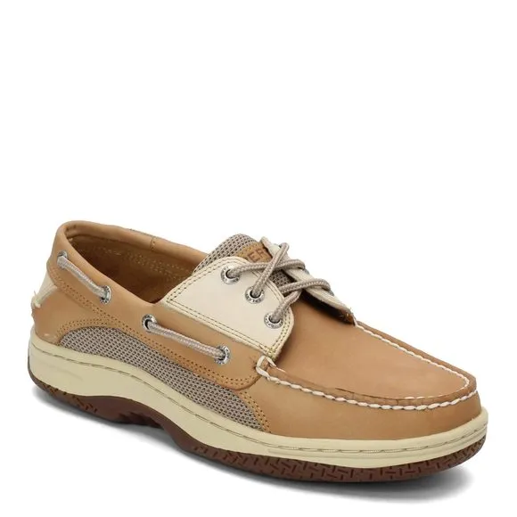 NEW SPERRY MEN'S BILLFISH 3-EYE BOAT SHOE TAN/BEIGE 12 X-WIDE