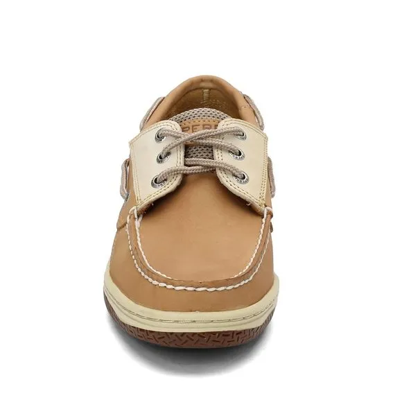 NEW SPERRY MEN'S BILLFISH 3-EYE BOAT SHOE TAN/BEIGE 12 X-WIDE