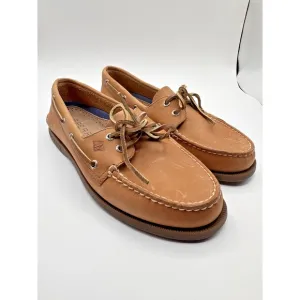 NEW Sperry Men's Size 8.5 M Authentic Original 2 Eye Boat Shoe Sahara 197640