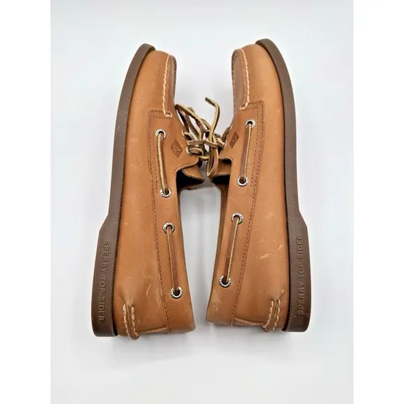NEW Sperry Men's Size 8.5 M Authentic Original 2 Eye Boat Shoe Sahara 197640