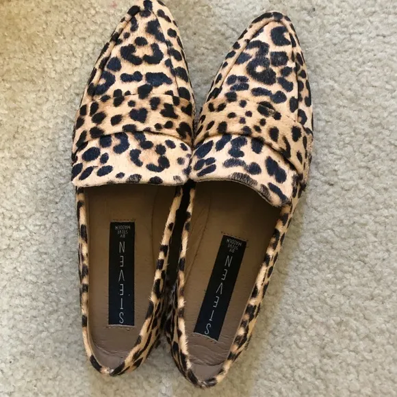 NEW Steve Madden Leopard Loafers Flats