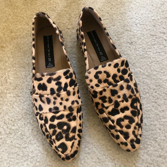 NEW Steve Madden Leopard Loafers Flats