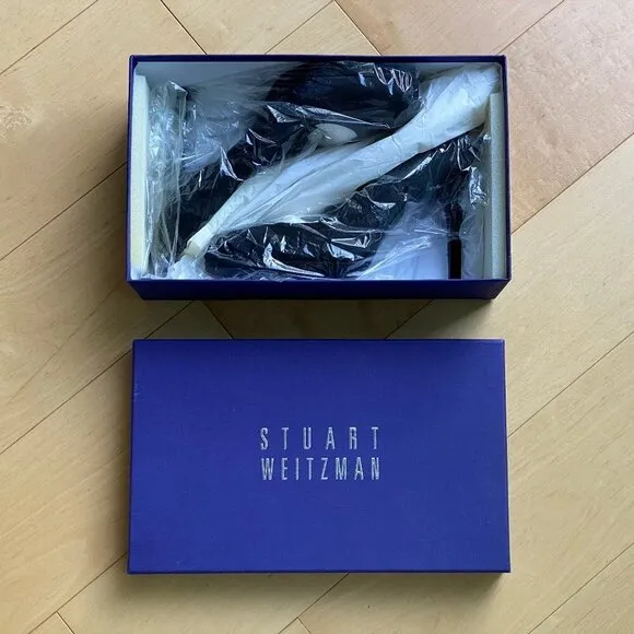 NEW Stuart Weitzman Stiletto Platform Pumps Size 7.5 Made In Spain Black Formal