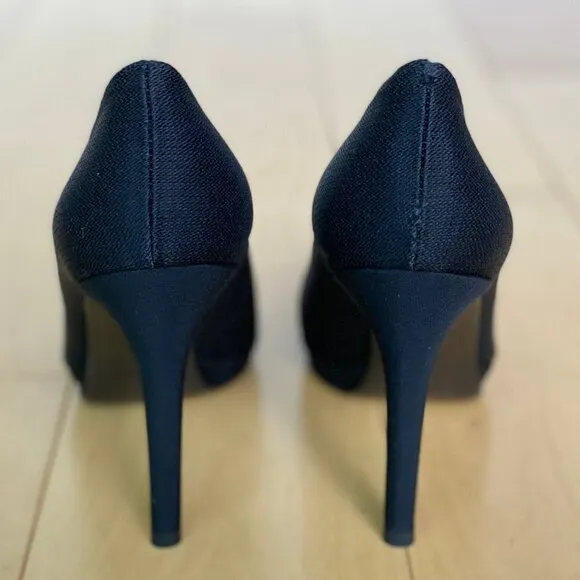 NEW Stuart Weitzman Stiletto Platform Pumps Size 7.5 Made In Spain Black Formal