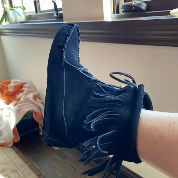 New Tory Burch suede Moccasins