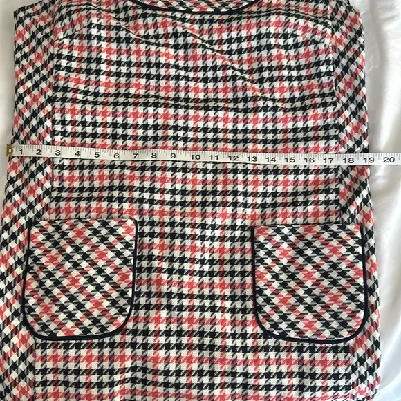 🐦‍⬛NEW Trina Turk plaid women’s jumper dress size large academic hippie vibes