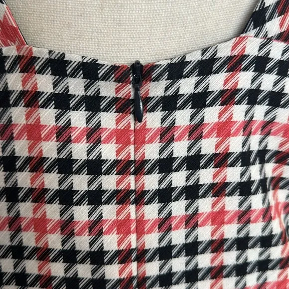 🐦‍⬛NEW Trina Turk plaid women’s jumper dress size large academic hippie vibes