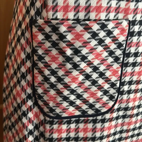 🐦‍⬛NEW Trina Turk plaid women’s jumper dress size large academic hippie vibes