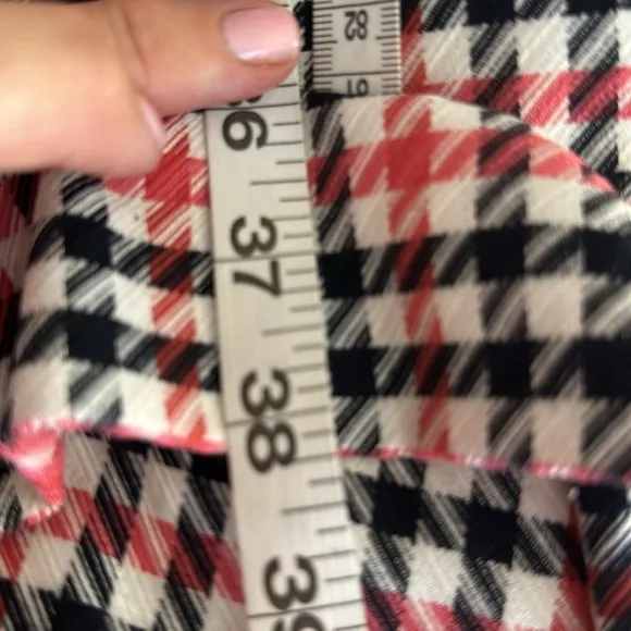 🐦‍⬛NEW Trina Turk plaid women’s jumper dress size large academic hippie vibes
