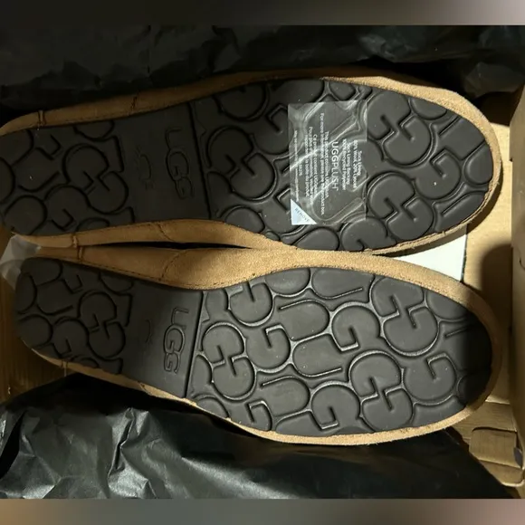 NEW UGG ALDER Men’s Slippers Suede Leather Wool Lining Moccasins Indoot Outdoor