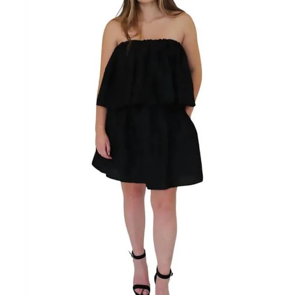 NEW ULLA JOHNSON oui dress in noir