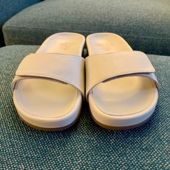 New, unworn May Flats by Charlotte Stone - Discontinued! White ivory cream latte