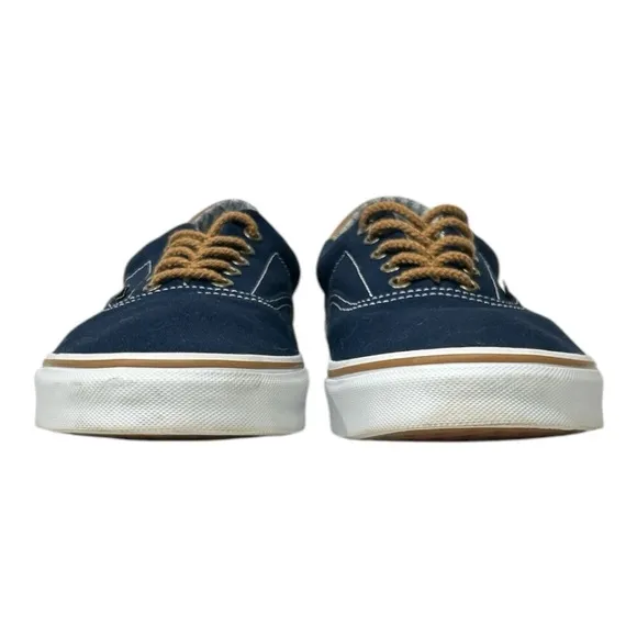NEW Vans Era 59 Navy Chevron Canvas Dress Blues Casual Skate Shoes Sneakers 13