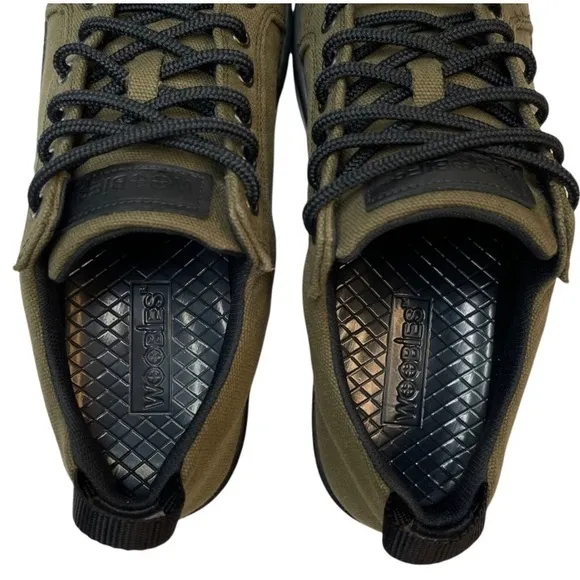 NEW Woobies Tactical MOD 1 OD Army Green Canvas Laced Up Shoes Men’s Size 11.5