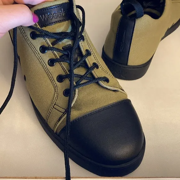 NEW Woobies Tactical MOD 1 OD Army Green Canvas Laced Up Shoes Men’s Size 11.5