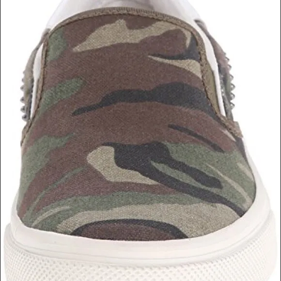 NIB Ash Nikita Slip on Shoes Sneakers Flats Army Camouflage Camo 5 Streetwear