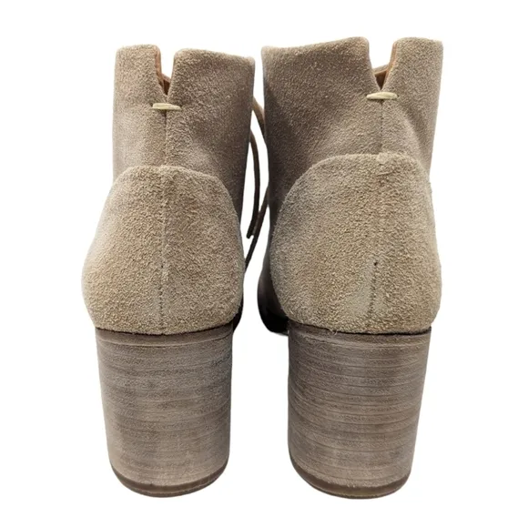 NIB Beek Songlark Stone Heeled Ankle Suede Boots Booties Size 8.5