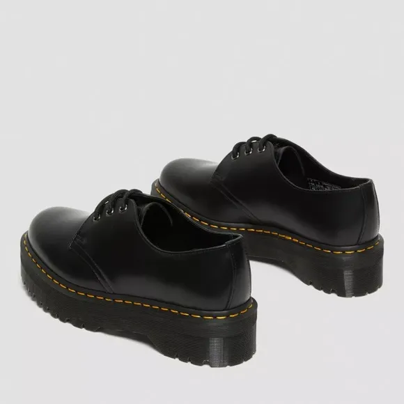 NIB* Dr. Martens 1461 Smooth Leather Platform in Black - Women's 6
