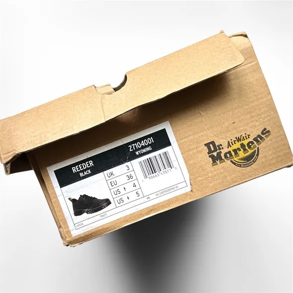 NIB* Dr. Martens 1461 Smooth Leather Platform in Black - Women's 6