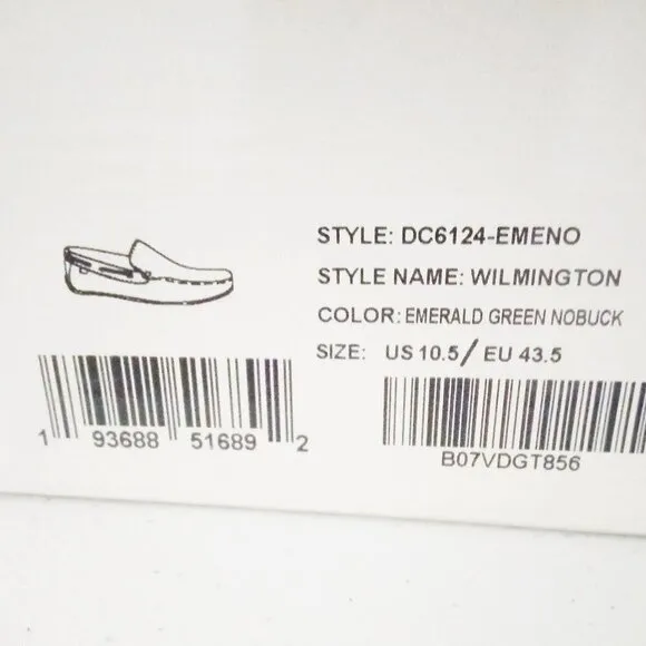 NIB Green Suede Nobuck Moccasin  Loafers 8 or 10.5 MSRP $119