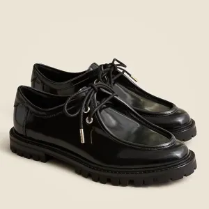 NIB J.Crew Lace-Up Oxford Shoes in Spazzolato Leather
