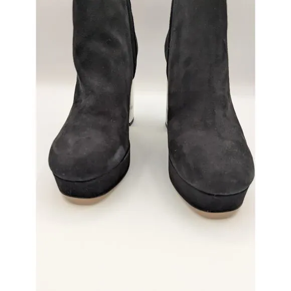 NIB Michael Kors Women's Porter Suede Platform Ankle Boot Size 8