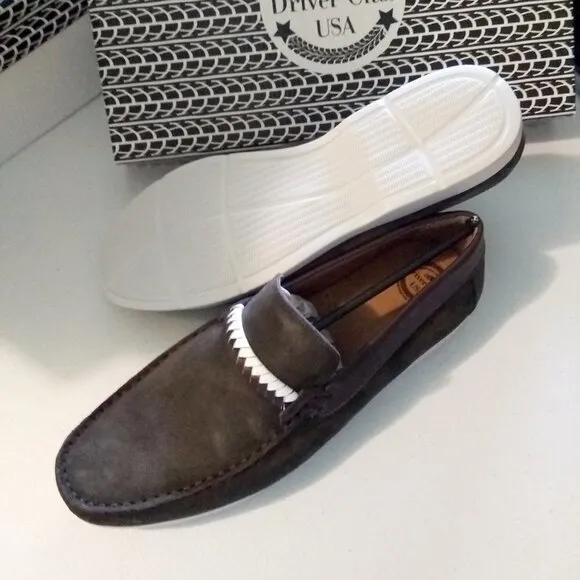 NIB Olive Suede - Moccasins Loafers Drivers 9.5 - Retail for $119