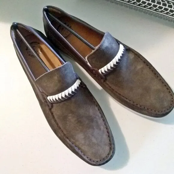 NIB Olive Suede - Moccasins Loafers Drivers 9.5 - Retail for $119