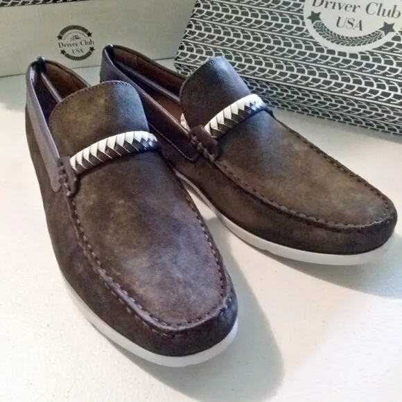 NIB Olive Suede - Moccasins Loafers Drivers 9.5 - Retail for $119