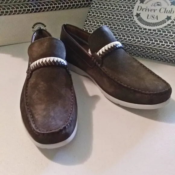 NIB Olive Suede - Moccasins Loafers Drivers 9.5 - Retail for $119