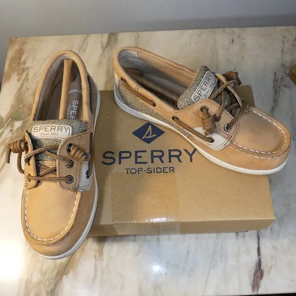 NiB Sperry Docksider Unisex-Child Lanyard a/C Boat Shoe Size: 1M Big Kid