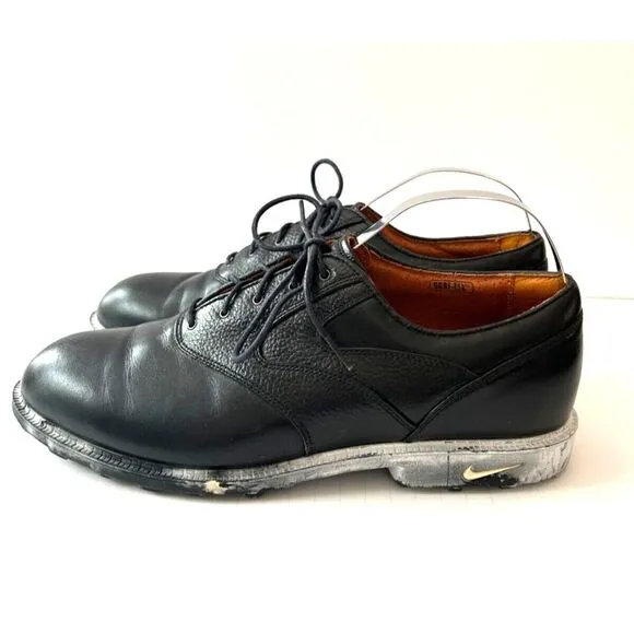 Nike Air Comfort Kempshall Last Black Leather‎ Golf Shoes Mens
