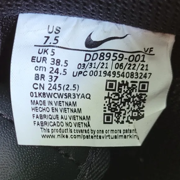 Nike Air Force 1 '07 LE Low Women Size 7.5