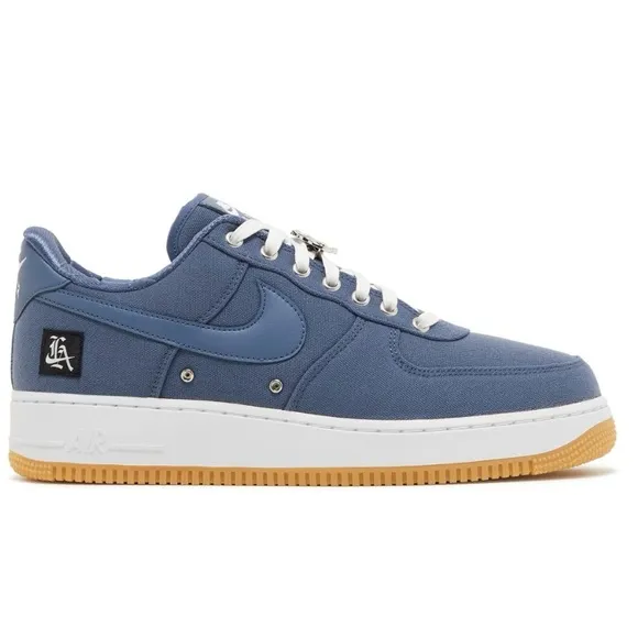 Nike Air Force 1 low top west coast Los Angeles boys shoes size 3.5Y